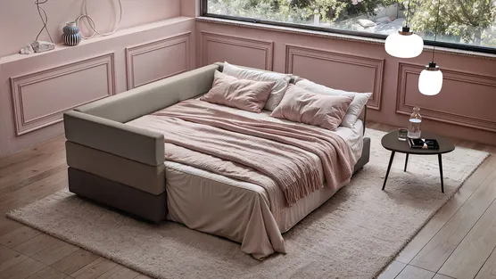 divano letto con doppio materasso