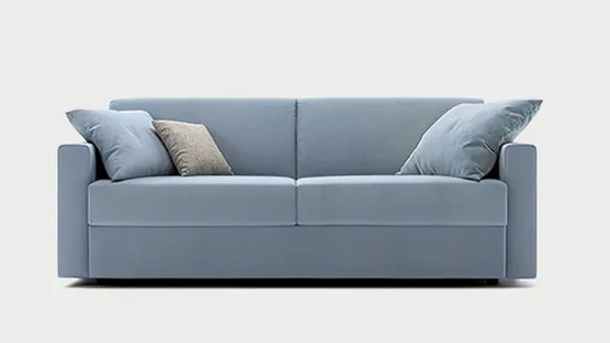 divano letto azzurro