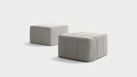pouf letto trapuntato