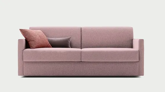 divano letto moderno rosa